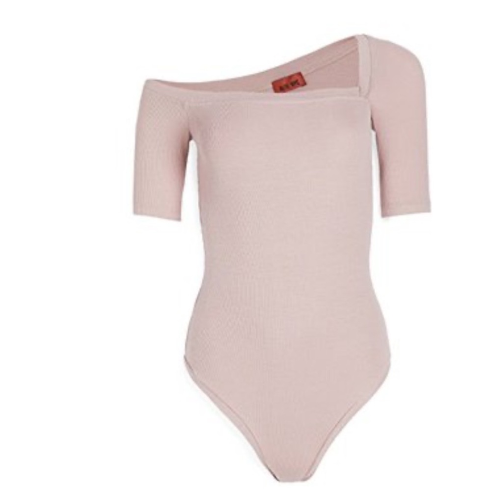 Alix NYC • Harring Thong Bodysuit in Rosewood